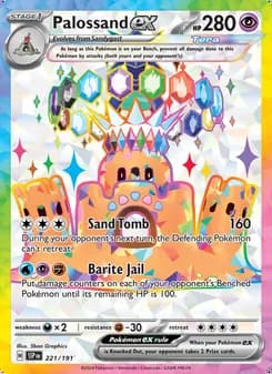 Palossand ex — Chispas Fulgurantes #221