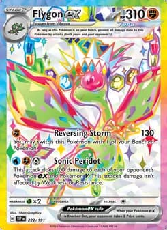 Flygon ex — Chispas Fulgurantes #222