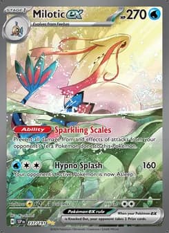 Milotic ex — Chispas Fulgurantes #237