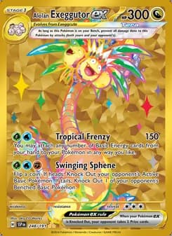 Exeggutor de Alola ex — Chispas Fulgurantes #248