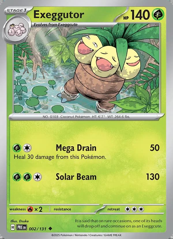Exeggutor — Evoluciones Prismáticas #002