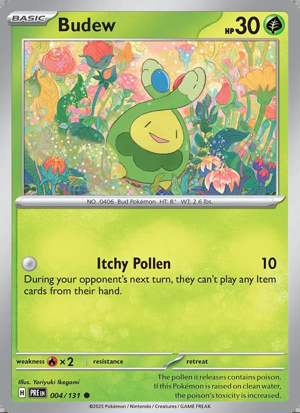 Budew — Prismatic Evolutions #004