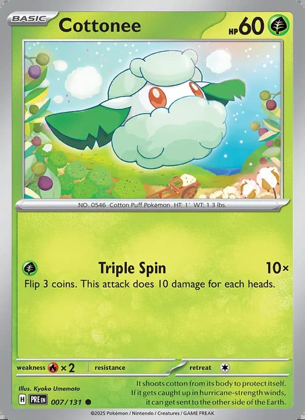 Cottonee — Evoluciones Prismáticas #007