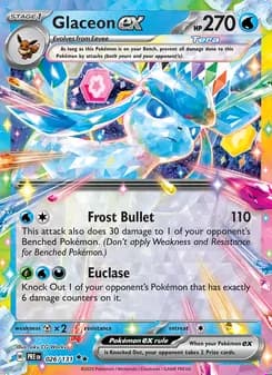 Glaceon ex — Prismatic Evolutions #026