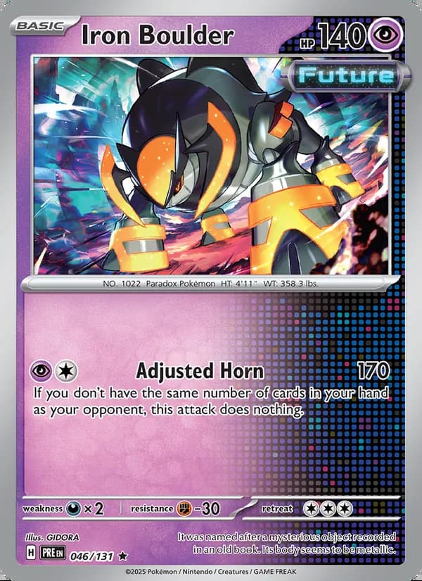 Iron Boulder — Prismatic Evolutions #046