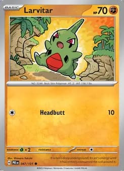 Larvitar — Prismatic Evolutions #047