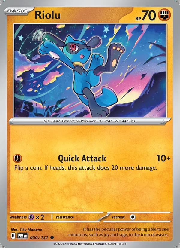 Riolu — Prismatic Evolutions #050