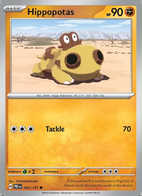 Hippopotas — Prismatic Evolutions #052