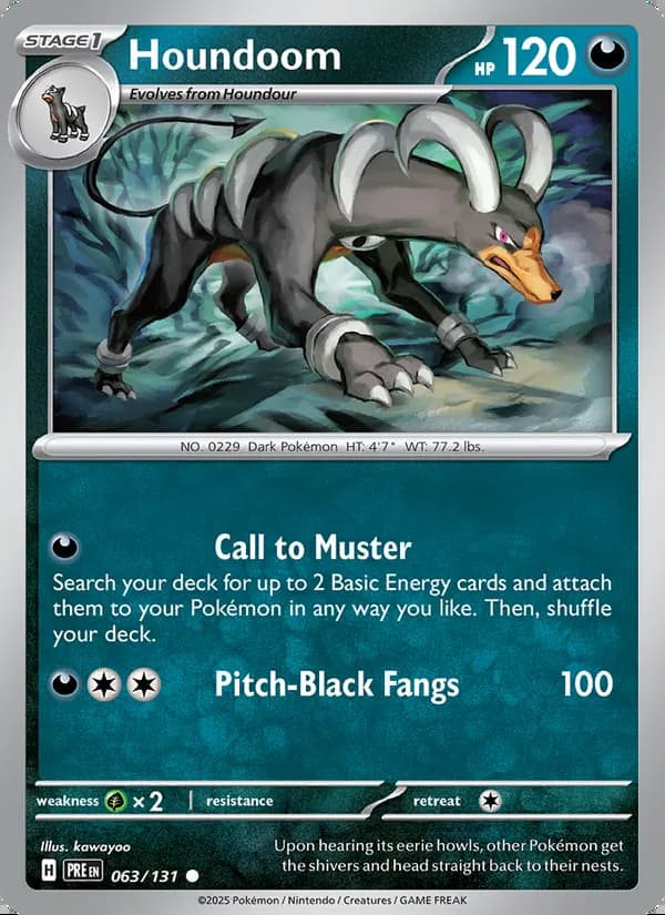 Houndoom — Evoluciones Prismáticas #063
