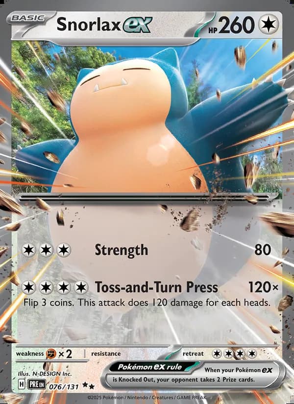 Snorlax ex — Prismatic Evolutions #076