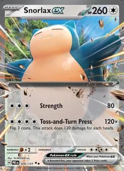 Snorlax ex — Prismatic Evolutions #076