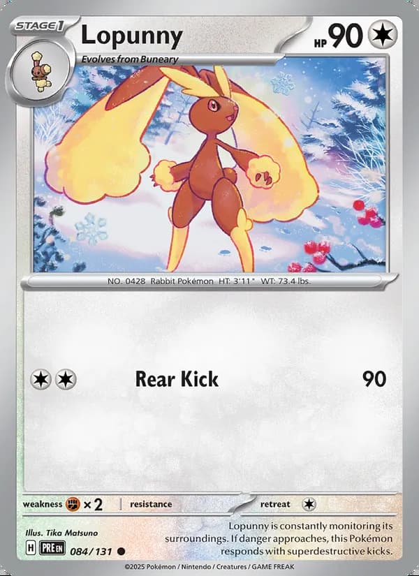 Lopunny — Prismatic Evolutions #084