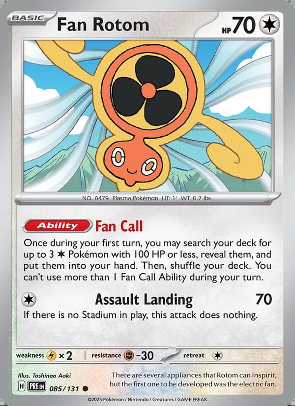 Fan Rotom — Prismatic Evolutions #085