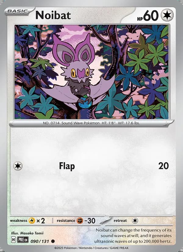 Noibat — Prismatic Evolutions #090