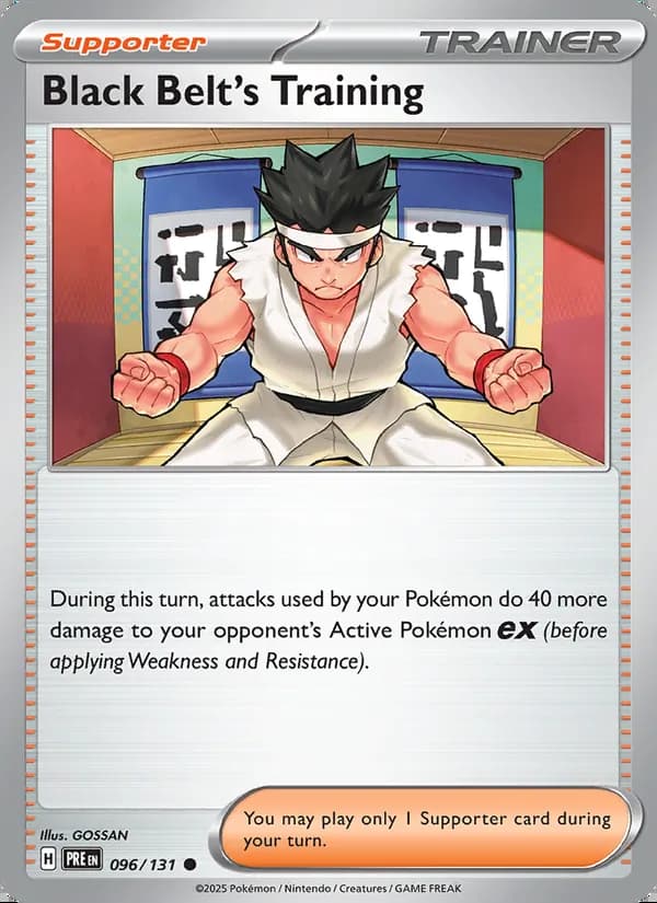 Black Belt's Training — Prismatic Evolutions #096