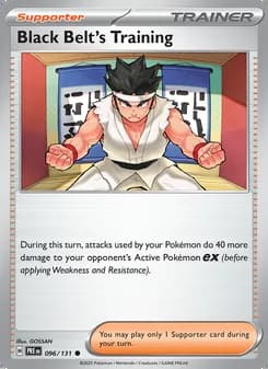 Black Belt's Training — Prismatic Evolutions #096