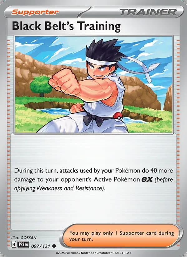 Black Belt's Training — Prismatic Evolutions #097