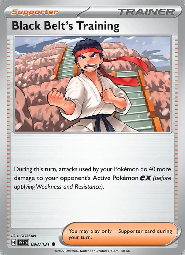 Black Belt's Training — Prismatic Evolutions #098