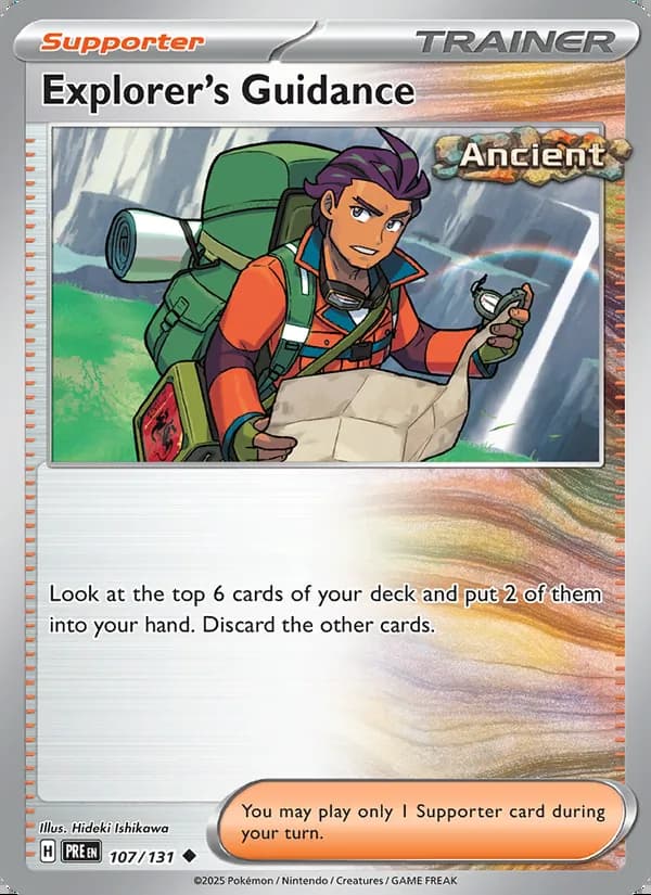 Explorer's Guidance — Prismatic Evolutions #107
