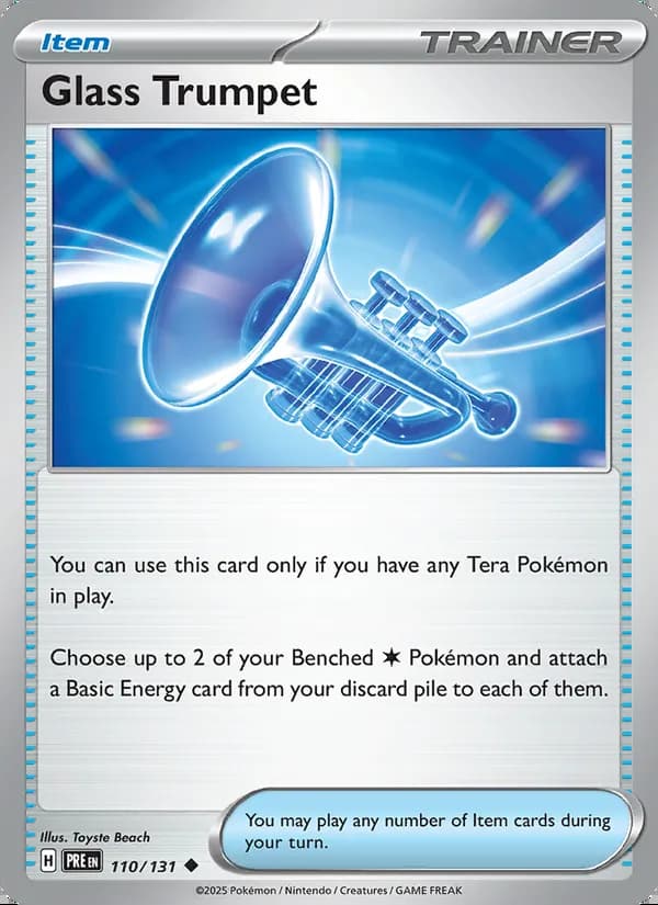 Glass Trumpet — Prismatic Evolutions #110