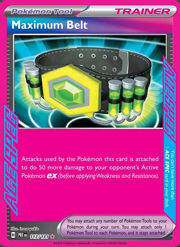 Maximum Belt — Prismatic Evolutions #117