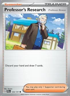 Professor's Research — Prismatic Evolutions #124