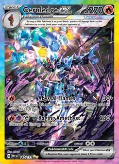 Ceruledge ex — Prismatic Evolutions #147