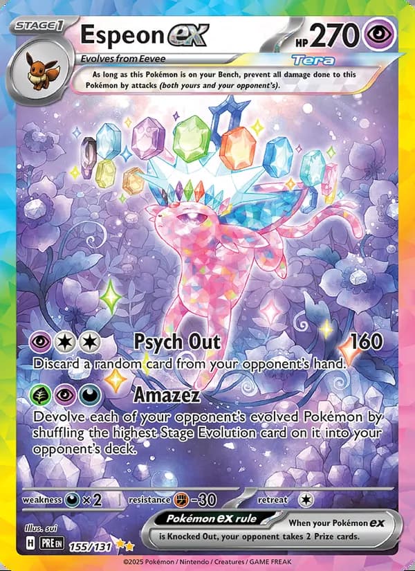 Espeon ex — Prismatic Evolutions #155