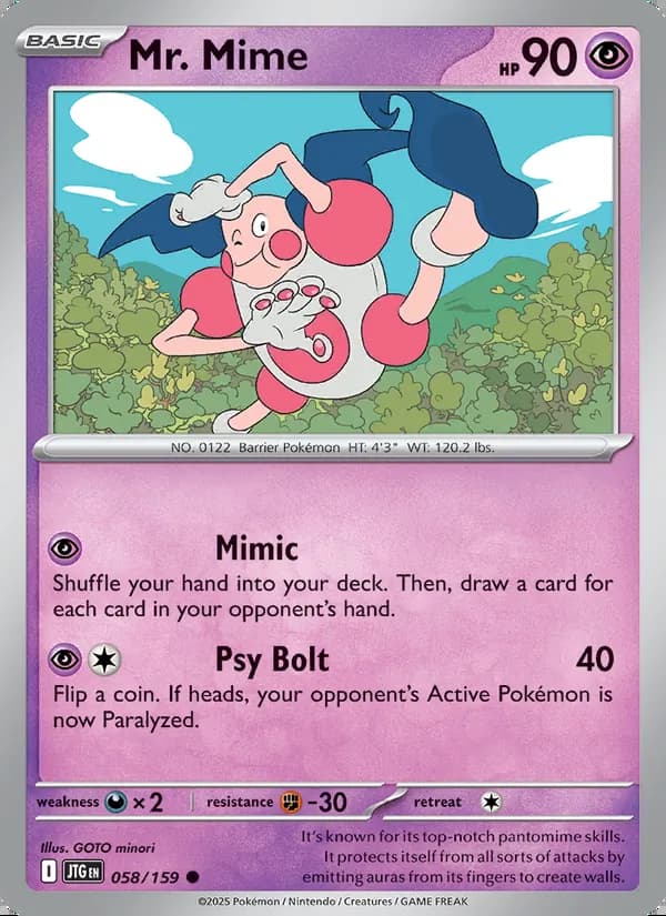 Mr. Mime — Journey Together #058