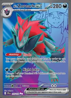 N's Zoroark ex — Journey Together #175