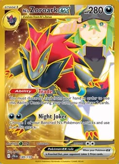 N's Zoroark ex — Journey Together #189