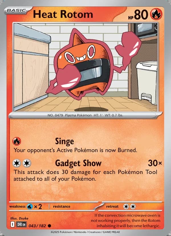 Heat Rotom — Destined Rivals #043