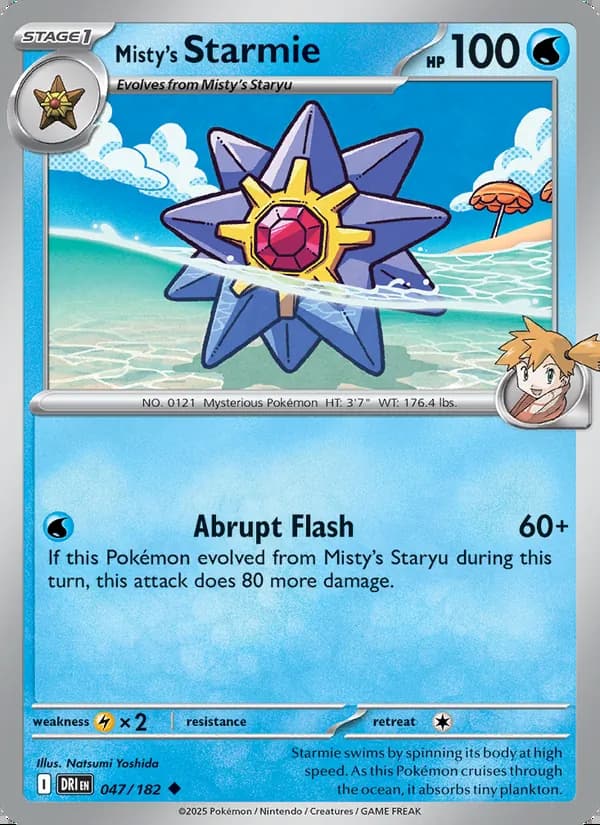 Misty's Starmie — Destined Rivals #047