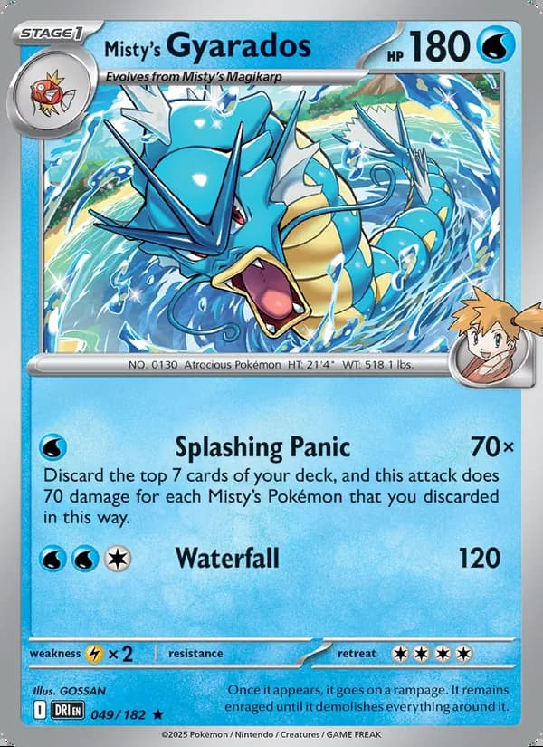 Misty's Gyarados — Destined Rivals #049