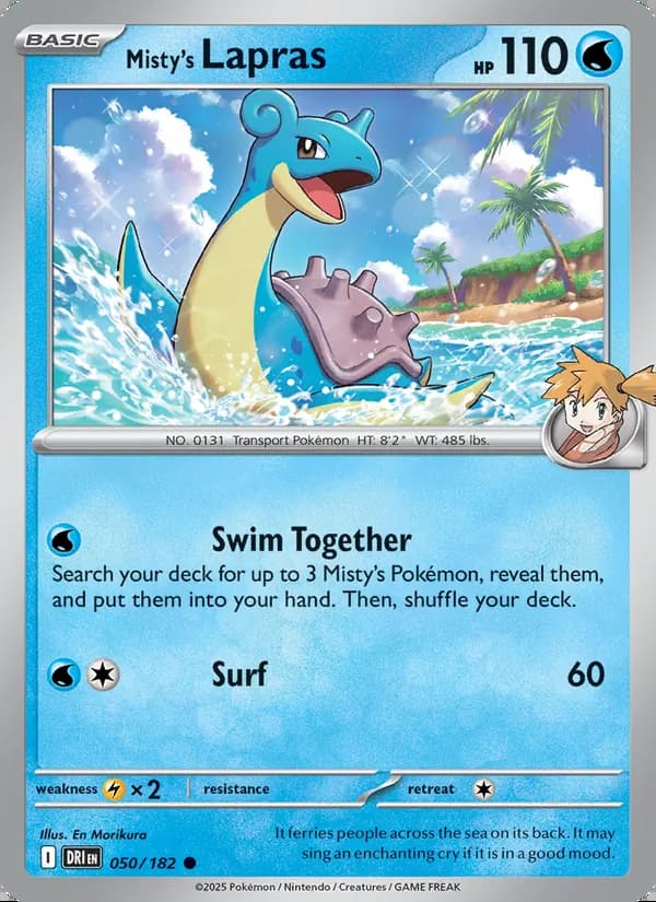 Misty's Lapras — Destined Rivals #050