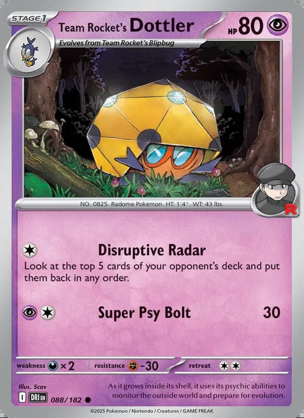 Dottler del Team Rocket — Rivales Predestinados #088