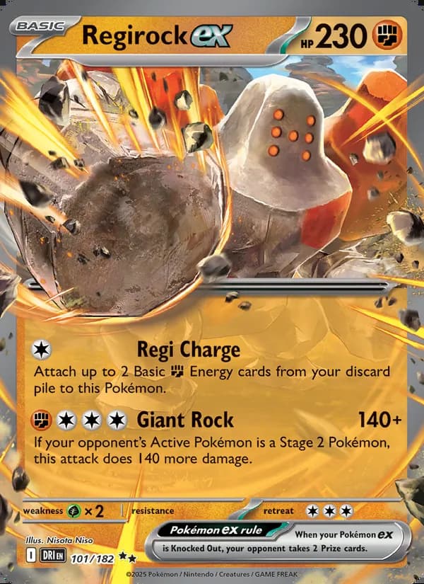 Regirock ex — Rivales Predestinados #101