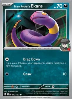 Ekans del Team Rocket — Rivales Predestinados #112