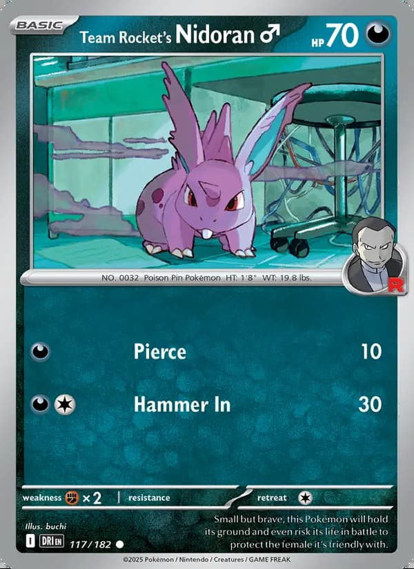 Team Rocket's Nidoran♂ — Destined Rivals #117