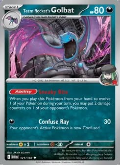 Golbat del Team Rocket — Rivales Predestinados #121