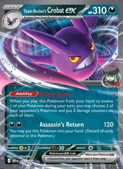 Crobat ex del Team Rocket — Rivales Predestinados #122