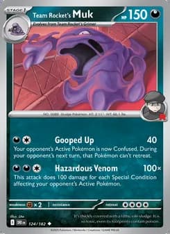 Muk del Team Rocket — Rivales Predestinados #124