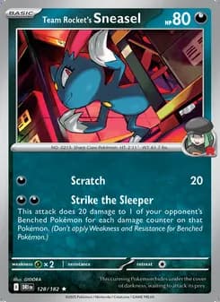 Sneasel del Team Rocket — Rivales Predestinados #128