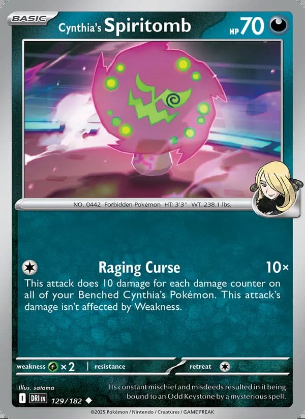 Cynthia's Spiritomb — Destined Rivals #129