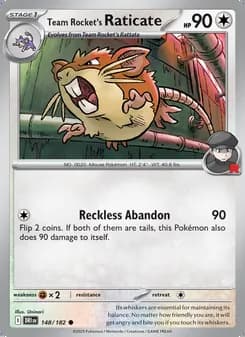Raticate del Team Rocket — Rivales Predestinados #148