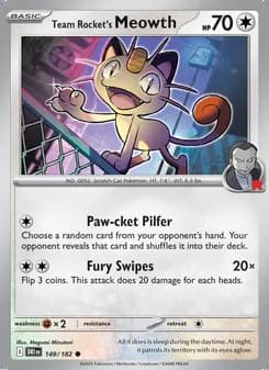 Meowth del Team Rocket — Rivales Predestinados #149