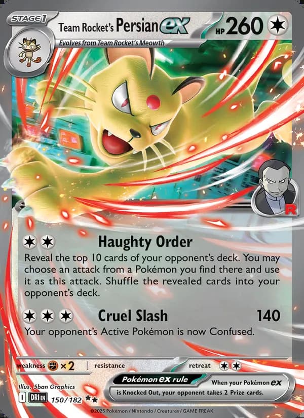 Persian ex del Team Rocket — Rivales Predestinados #150