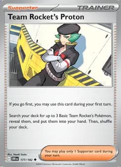 Protón del Team Rocket — Rivales Predestinados #177