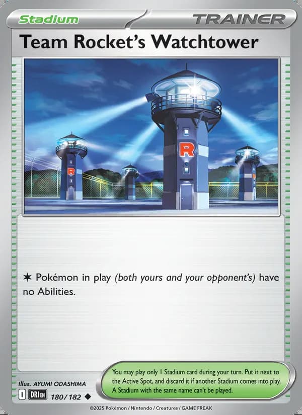 Team Rocket's Watchtower — Destined Rivals #180