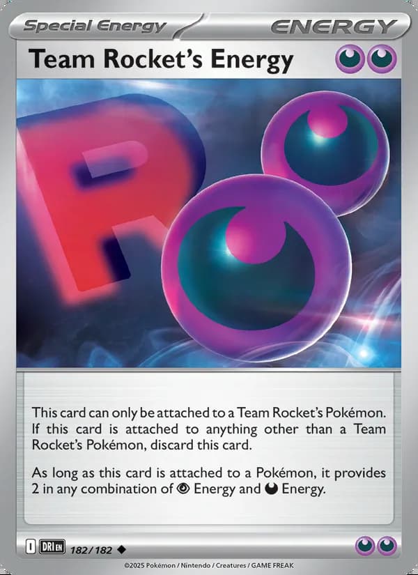 Team Rocket's Energy — Destined Rivals #182